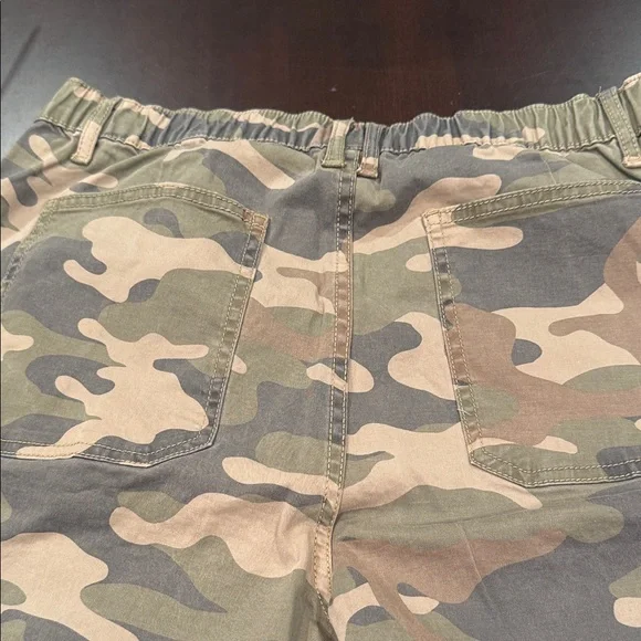 No Boundaries Green and Brown Cargo Pants - Picture 4 of 4